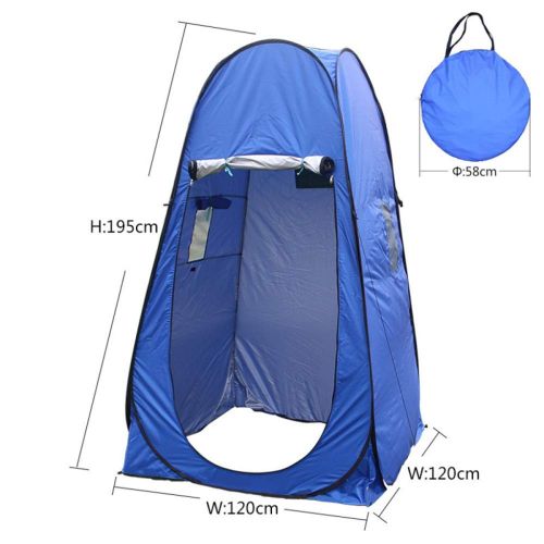  DLLzq Pop Up Tent,Portable Camping Shower Toilet Tent for Outdoor Beach Camping Dressing Fishing,Green