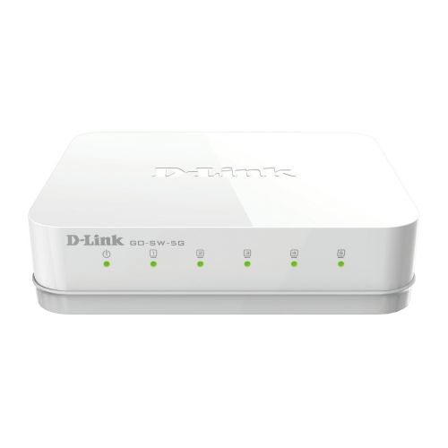  D-Link GO-SW-5G 5-Port Gigabit Unmanaged Desktop Switch