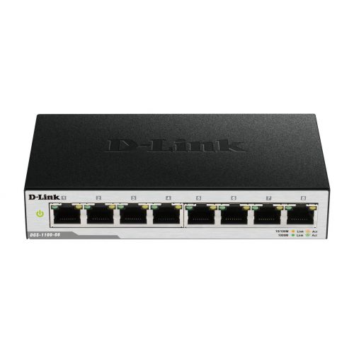  D-Link DGS-1100-08 Smart Managed 8-Port Gigabit Switch