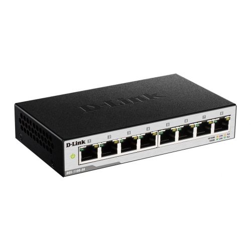  D-Link DGS-1100-08 Smart Managed 8-Port Gigabit Switch