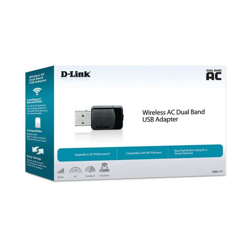  D-Link DWA-171 Wireless AC Dual Band USB Adapter