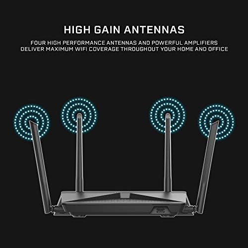  D-Link EXO WiFi Router, AC2600 MU-MIMO Dual Band Gigabit 4K Streaming and Gaming with USB Ports, 4x4 Wireless Internet for Home (DIR-882-US)