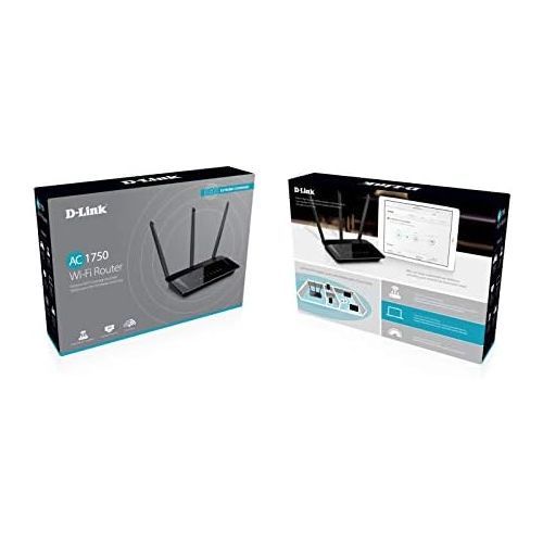  D-Link Wireless AC Smartbeam 1750 Mbps Home Cloud App-Enabled Dual-Band Gigabit Router (DIR-868L)