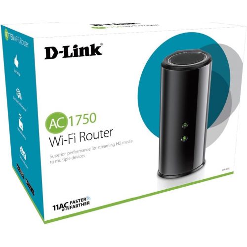  D-Link Wireless AC Smart Beam 1750 Mbps Home Cloud App-Enabled Dual-Band Gigabit Router (DIR-866L)