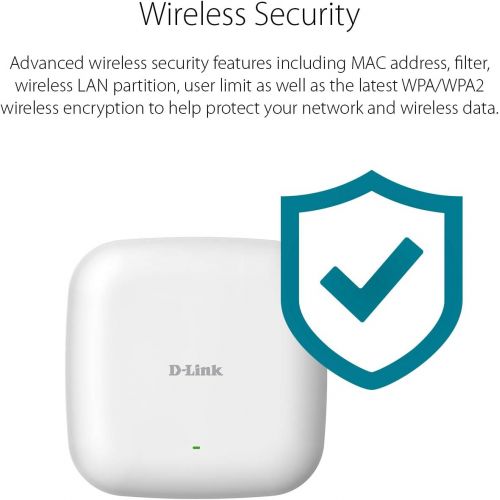  D-Link Systems Wireless AC1200 Simultaneous Dual Band Gigabit PoE Access Point (DAP-2660)