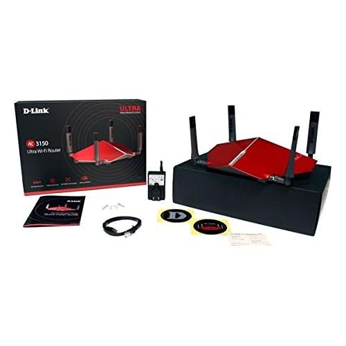  D-Link AC3150 Dual Band Wireless Gigabit Ultra WiFi Router with MU-MIMO and 1.4GHz Dual Core Processor (DIR-885LR)