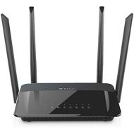 D-Link AC1200 Wireless WiFi Router  Smart Dual Band  Gigabit  MU-MIMO  High Power Antennas for Wide Coverage  Easy Setup  Parental Controls (DIR-842)