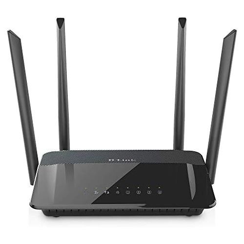  D-Link AC1200 Wireless WiFi Router  Smart Dual Band  Gigabit  MU-MIMO  High Power Antennas for Wide Coverage  Easy Setup  Parental Controls (DIR-842)