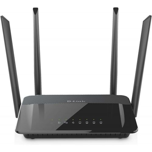  D-Link AC1200 Wireless WiFi Router  Smart Dual Band  Gigabit  MU-MIMO  High Power Antennas for Wide Coverage  Easy Setup  Parental Controls (DIR-842)