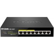 D-Link PoE Switch, 8 Port Ethernet Gigabit Unmanaged Desktop Switch with 4 PoE Ports 68W Budget (DGS-1008P)