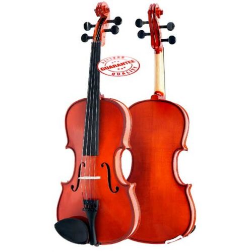  DLuca Meister Ebony Fitted Beginner Violin Outfit 44