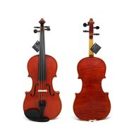 DLuca Strauss 400 Concerto Violin 34 with SKB Molded Case, Strings and Tuner