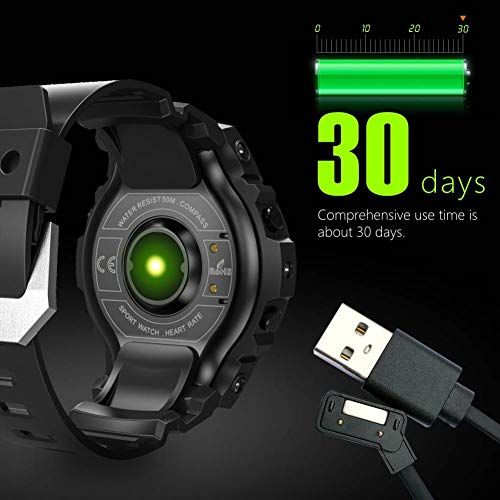  DMCE Smart Watch/Fitness Tracker with Heart Rate & Blood Pressure Monitor for Android & iOS/Waterproof Activity Tracker Watch