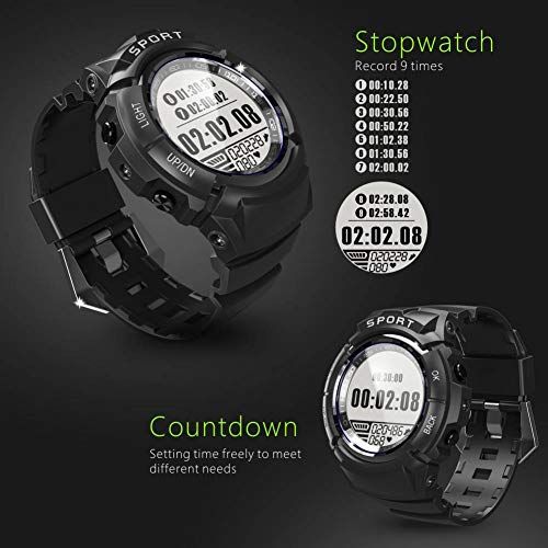  DMCE Smart Watch/Fitness Tracker with Heart Rate & Blood Pressure Monitor for Android & iOS/Waterproof Activity Tracker Watch