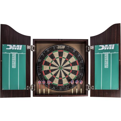  DMI Sports Deluxe Dartboard Cabinet Set - Multiple Finishes Available