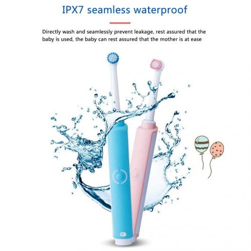  DMIZ Electric Toothbrush,2 Minute Smart Reminder and 30 Second Zone Reminder,Rechargeable Powered Toothbrush,IPX7 Waterproof, Inductive Charging, Ergonomic Design,for Child