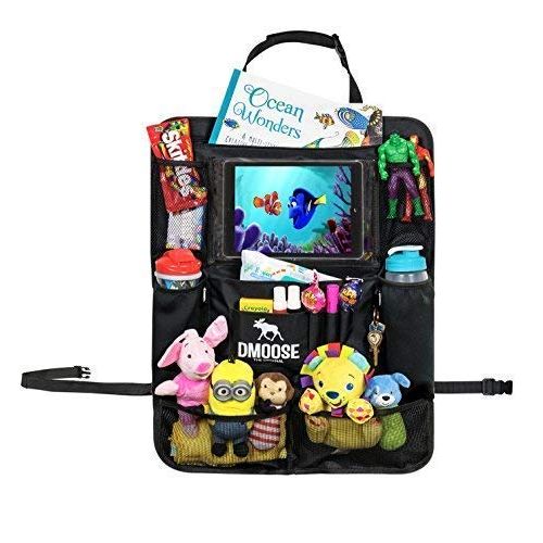  DMoose Car Backseat Organizer with Tablet Holder for Kids and Toddlers (24 x 19) Large  Insulated...