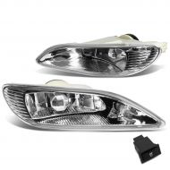 DNA MOTORING Clear FL-ZTL-139-CH Fog Light w/Switch [for 02-08 Camry/Solara/Corolla]