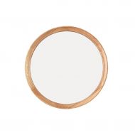 DNSJB wall-mounted mirror DNSJB Solid Wood Dressing Mirror Wall Hanging Mirror Bedroom Round Mirror Porch Decorative (Color : C, Size : 68.568.5CM)