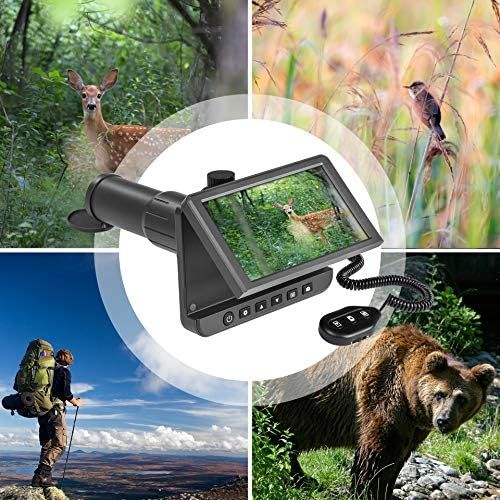  [아마존베스트]dnt DigiTele PRO Digital Telescope for Watching and Recording Animals or Sports Events from Long Distance DNT00009 Black