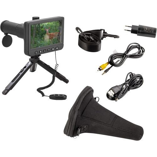  [아마존베스트]dnt DigiTele PRO Digital Telescope for Watching and Recording Animals or Sports Events from Long Distance DNT00009 Black