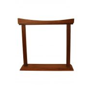 DOBANI Gong Stand, Rosewood, Curved, 14-Inch