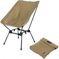 DOD Sugoi Chair - A Portable Camping and Backpacking Chair Adjustable to The Ideal Height and Seating Angle for Any Outdoor Activity (Tan)
