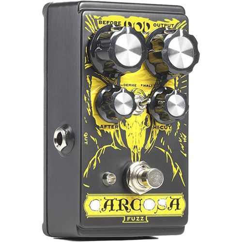  DOD Carcosa Fuzz Effect Pedal w/ Cloth and 3 Cables