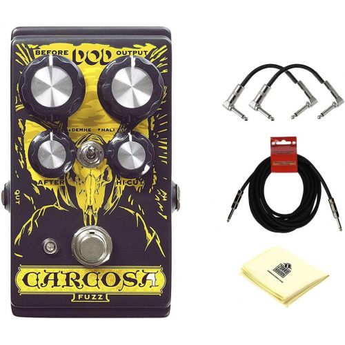  DOD Carcosa Fuzz Effect Pedal w/ Cloth and 3 Cables