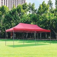 [아마존핫딜][아마존 핫딜] DOIT 10ft x 20ft Pop Up Canopy Tent Gazebo for Party or Camping,Portable Wheeled Carrying Bag,Red