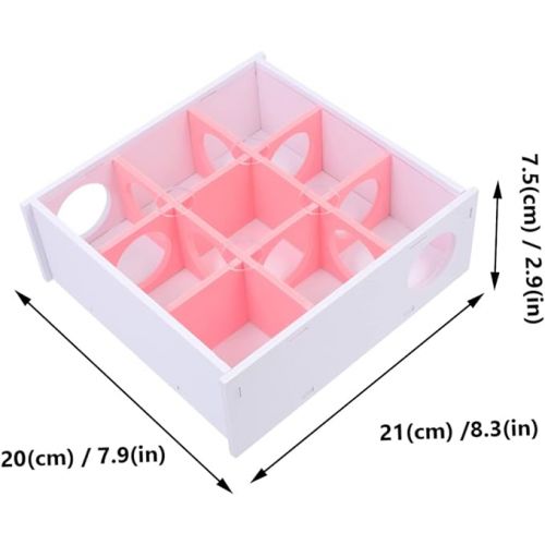 DOITOOL Hamster Maze Tubes and Tunnels Pet Plaything Cage External Pipes Funny Labyrinth Toy Hamster Supplies Hamster Labyrinth Puzzle Toy Small Animal House Maze Pet Toy Tableware Acrylic