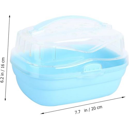  3pcs Hamster Hideout Hamster House Critter Carrier Hamster Home Small Animal Pet Cage Chinchilla Cage Portable Small Animal Carrier Hamster Cage Travel Carrying Cage Breathable