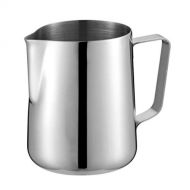 DOITOOL Stainless Steel Milk Frothing Pitcher Espresso Steaming Pitcher for Espresso Machines Cappuccino Latte Art (Silver) 1500ml