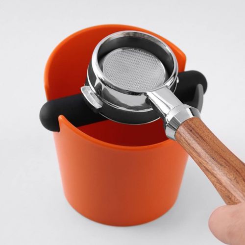  DOITOOL Coffee Knock Box Espresso Grounds Knock Box with Removable Knock Bar Espresso Machine Waste Slag Bucket for Coffee Espresso Grounds