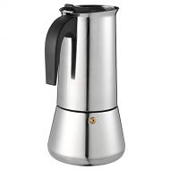 DOITOOL 1pc 200ML Stainless Steel Coffee Pot Stovetop Espresso Maker Espresso Coffee Pot Coffee Machine Maker Pot Latte Cappuccino Percolator (Assorted Color)