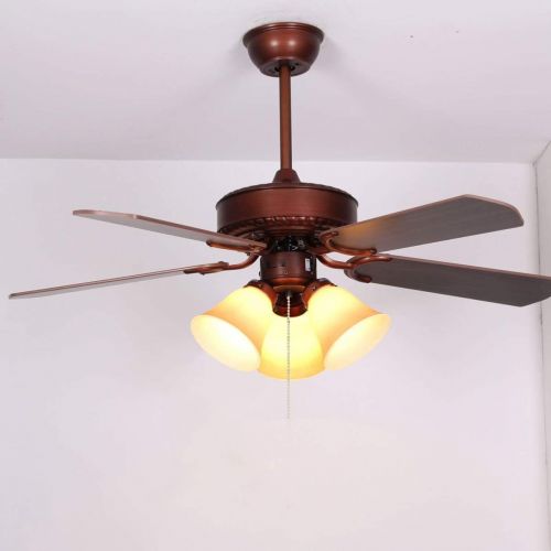  [아마존베스트]DOITOOL 2 pieces ceiling fan switch pull chain switch 3 speed fan light switch for ceiling fan lights (gold)