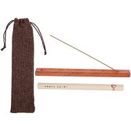 인센스스틱 DOITOOL Wood Incense Stick Burner Holder Ash Catcher with Craft Storage Box and Bag for Aromatherapy Ornament Home Travel Yoga Meditation