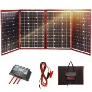 DOKIO 220 Watts 12 Volts Monocrystalline Foldable Solar Panel with Charge Controller