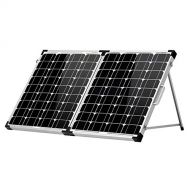 DOKIO 100w(50x2) 12v Monocrystalline Foldable Solar Panel