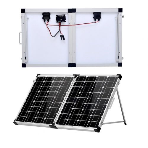  DOKIO 100w(50x2) 12v Monocrystalline Foldable Solar Panel