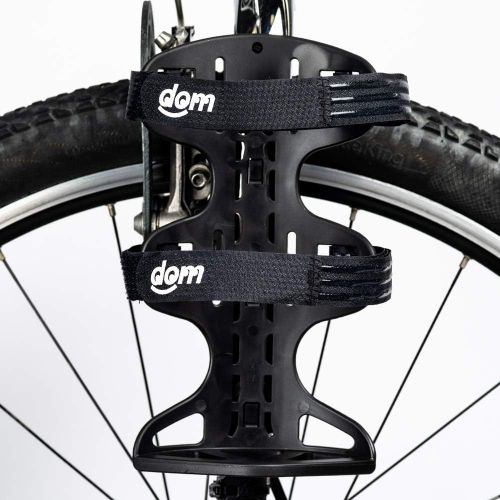  DOM Gorilla Cage II - Huge Bike Water Bottle Cage for Bike Packing, Adventure Cycling & Cycle Touring, Black