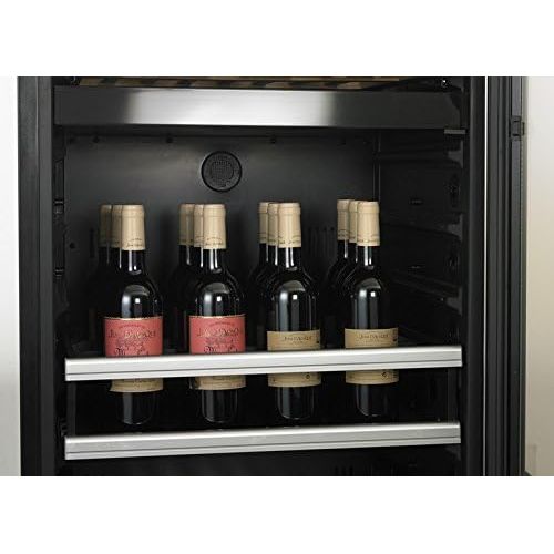  Dometic MaCave ST118G, 2 Zonen Wein-Kuehlschrank fuer 118 Flaschen, Weintemperierschrank +5 °C bis +22 °C, abschliessbar, Wein-Klimaschrank mit Glastuer