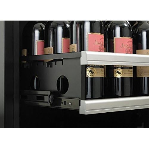 Dometic MaCave ST118G, 2 Zonen Wein-Kuehlschrank fuer 118 Flaschen, Weintemperierschrank +5 °C bis +22 °C, abschliessbar, Wein-Klimaschrank mit Glastuer