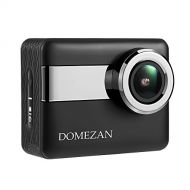 DOMEZAN Action Camera N6, Touchscreen Sports Camera Image Stabilization 20MP Sony Image Sensor 2 Rechargeable 1200mAh Batteries Wearable & Mountable Accessories