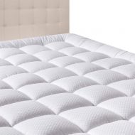 DOMICARE Queen Mattress Pad Cover - Cotton Down Alternative Quilted Pillowtop Mattress Pad with Deep Pocket (8-21) - Hypoallergenic Overfilled Cooling Fitted Mattress Topper