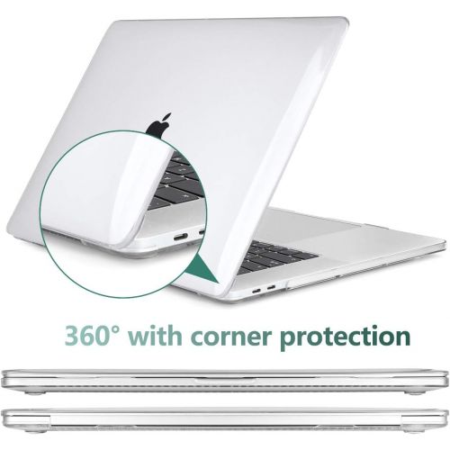  [아마존베스트]Dongke MacBook Pro 13 inch Case 2020 Release Model M1 A2338 A2251 A2289, Plastic Hard Shell Case & Keyboard Cover Only Compatible with MacBook Pro 13 2020 Touch Bar Fits Touch ID,