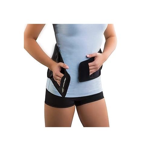  DonJoy Performance Bionic™ Reel-Adjust Boa® Fit System Back Brace - Low-Profile, Adjustable Low-Back Support with Removable Rigid Panels for Low Back Pain, Strains and Lumbar Support