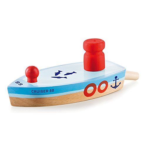  DONKEY Products Ballon Pusters Cruiser 88, Holzboot, Holz Schiff, Spielzeug, 900211