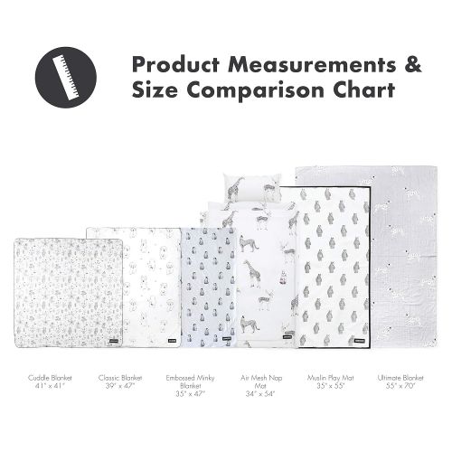  DONO&DONO ALL ABOUT SLEEP FOR BABY Dono&Dono Light Muslin Cuddle Baby Swaddle Blanket (Big Bear)