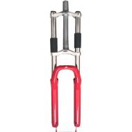 DONSP1986 Bike Suspension Fork 26,Disc Brake,Red,Bike Fork/Bicycle Forks